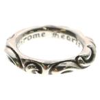 CHROME HEARTS クロムハーツ SCRL BAND スクロールバンド リング シルバー BCA351