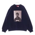 SUPREME シュプリーム 24AW Thrasher Crewneck スラッシャー フォトプリント クルーネックスウェットトレーナー ネイビー