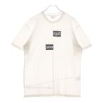 シュプリーム 18AW ×Comme des Garcons SHIRT Split Box Logo Tee コムデギャルソン スプリット ボックスロゴ 半袖Tシャツ ホワイト