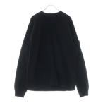 STONE ISLAND ストーンアイランド 23AW GOAST ゴースト ロゴワッペン コットンクルーネックスウェット トレーナー ブラック 8115629F7