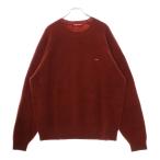 SUPREME シュプリーム 24AW Terry Small Box Sweater テリースモールボックスロゴセーター クルーネックニットセーター レッド