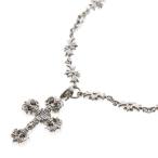 クロムハーツ 18KWG TNY E20 DIA FILIGREE TINY P/DIA タイニー フィリグリークロス パヴェダイヤ ホワイトゴールド ネックレス