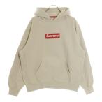 SUPREME シュプリーム 24AW Box Logo Hooded Sweatshirt ボックスロゴ プルオーバースウェットパーカー ベージュ