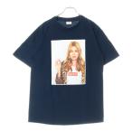 SUPREME シュプリーム 12SS Kate Moss Tee ケイトモス フォトプリント半袖Tシャツ ネイビー