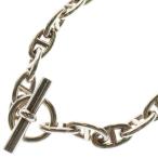 HERMES エルメス Chaine d'Ancre GM シェーヌダンクル GM チェーンネックレス 29コマ シルバー