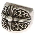 CHROME HEARTS クロムハーツ CLASSIC OVAL クラシックオーバルクロス リング シルバー BCA340