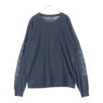 CHROME HEARTS クロムハーツ Neck Logo L/S Tee ネックロゴ プリント長袖Tシャツ カットソー ブラック