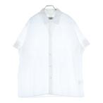 HERMES エルメス セリエボタン オーバーサイズ 半袖シャツ ホワイト