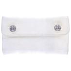 CHROME HEARTS クロムハーツ WAVE ウェーブ レザーウォレット 財布 ホワイト