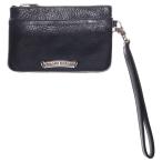 CHROME HEARTS クロムハーツ ZPR CHG WRISTLET ストラップ付 ジップチェンジパース クロスパッチ ウォレット 財布 ブラック