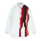 ショッピングdior Dior HOMME ディオールオム 17SS Paint Shirt ペイント 長袖比翼シャツ ホワイト 433C529A3928
