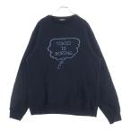 UNDERCOVER アンダーカバー 24AW BORDEAUX TOKIO IS BORING クルーネックスウェットトレーナー ブラック UC2D4891-3