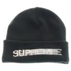 SUPREME シュプリーム 23SS Motion Logo Beanie モーションロゴ刺繍 ビーニー ニット帽 帽子 ブラック