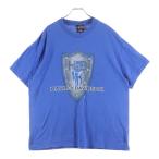 ショッピングハーレーダビッドソン VINTAGE ヴィンテージ Harley Davidson ハーレーダビッドソン シールドデザイン 両面プリント Tシャツ カットソー ブルー