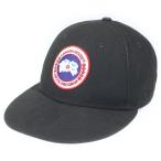 CANADA GOOSE (カナダグース) ×NEWERA CLASSIC DISK CAP ニューエラ クラシックディスク フロントロゴ キャップ 帽子 ブラック 5419M