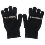 ショッピングCHROME CHROME HEARTS クロムハーツ GLOVE ロゴプリント グローブ 手袋 ブラック