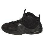 NIKE ナイキ ×STUSSY AIR PENNY 2 SP ステューシー エアペニー2 ハイカットスニーカー ブラック US10.5/28.5cm DQ5674-001