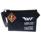 オフホワイト 18AW ゴアテックス ロゴプリントショルダーバッグ サコッシュ ブラック OMNA043F18656037