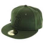STUSSY ステューシー ×NEW ERA ニューエラ Sロゴ ベースボールキャップ 帽子 7 1/8 グリーン