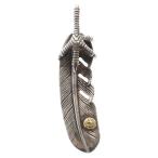 TADY & KING タディアンドキング SVフェザー爪SVGPウルフ 右向き MM ネックレストップ シルバー