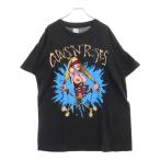 ヴィンテージ 90s ガンズアンドローゼズ プリント半袖カットソー ヴィンテージTシャツ ブラック