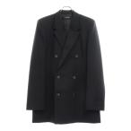 バレンシアガ Double-Breasted Blazer Jacket ウール ダブルブレスト オーバーサイズ テーラードジャケット ブラック 543271 TCT05