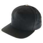 CHROME HEARTS クロムハーツ CROSS WAXED DENIM BASEBALL CAP クロス刺繍 デニム キャップ 帽子 ブラック