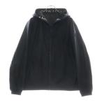 MONCLER モンクレール 25SS JUNICHI GIUBBOTTO テープロゴ ジップアップナイロンフーデッドジャケット ブラック K10911A00192 68352