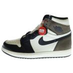 NIKE ナイキ AIR JORDAN 1 RETRO HIGH OG DARK MOCHA エアジョーダン1 ダークモカ ハイカットスニーカーブラウン US8.5/26.5cm 555088-105