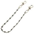 CHROME HEARTS Chrome Hearts 1BALL SHORT-T/2 зажим Short #1 Cross мяч цепочка для бумажника серебряный BCA062