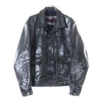 ショッピングschott SCHOTT ショット P620H HORSEHIDE MECHANICS JKT ホースハイドレザー メカニックジャケット ブラック