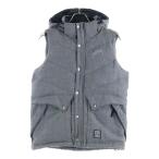 ショッピングstussy STUSSY ステューシー ウール フード付き ダウンベスト グレー