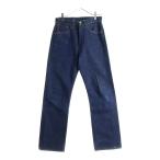 ショッピングBrand NO BRAND ノーブランド ONE PIECE OF ROCK ワンピースオブロック 409XX 初期革パッチ ボタンフライ ストレートデニムパンツ インディゴ