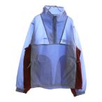 STUSSY ステューシー 25AW Warm Up Pullover ウォームアップ プルオーバー ナイロン ジャケット ブルー/レッド 115878