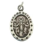 ショッピングHEARTS CHROME HEARTS クロムハーツ ANGEL MEDAL OVAL オーバルエンジェルメダル ペンダントトップ シルバー BCA207