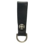 ショッピングCHROME CHROME HEARTS クロムハーツ BELT LOOP D RING Dリング クロスボールベルトループ ブラック/シルバー BCA415
