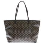 ショッピングゴヤール GOYARD ゴヤール ARTOIS PM アルトワ PM レディース ファスナーPVCレザートートバッグ ブラック/ブラウン