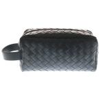 BOTTEGA VENETA ボッテガヴェネタ イントレチャート バーティカル ウォレス ハンドバッグ ブラック