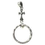 CHROME HEARTS クロムハーツ EWLP NTFL BBF ベイビーファットクロス アイウェアループ ペンダントトップ シルバー BCA256