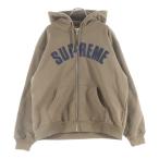 SUPREME シュプリーム 25AW ARC Logo Thermal Zip Up Sweatshirt アーチロゴ サーマル スウェットパーカー ブラウン
