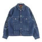 SUPREME シュプリーム 23SS Shibori Denim Trucker Jacket シボリ デニムトラッカージャケット インディゴ
