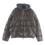 ショッピングduvetica DUVETICA デュベティカ Full Zip Down Jacket フルジップダウンジャケット ナイロンパファージャケット 01354294 ブラウン