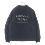 ショッピングmoncler MONCLER モンクレール 25SS ×FRGMNT Anice Jacket ×フラグメント ロゴ刺繍ノーカラーダウンジャケット K109U1A00002 ブラック