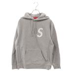 ショッピングsupreme SUPREME シュプリーム 20SS S Logo Hooded Sweatshirt Sロゴパッチプルオーバースウェットパーカー グレー