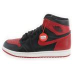 ナイキ 16年製 AIR JORDAN 1 RETRO エアジョーダン1 レトロ ハイ オージー バーンド ブレッド ハイカットスニーカー 555088-001 US8/26cm