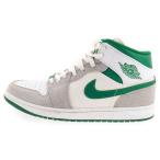 ナイキ AIR JORDAN 1 MID SE エアジョーダン 1 ミッドカットスニーカー グリーン/グレー/ホワイト US10.5/28.5cm DC7294-103