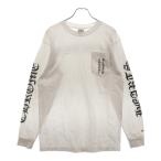 CHROME HEARTS クロムハーツ Old English L/S Tee オールドモデル サイドロゴ バックスクロールラベル プリント 長袖Tシャツ ホワイト