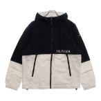 TOMMY HILFIGER トミーヒルフィガー リバーシブル ナイロンジャケット フーディー ネイビー/ホワイト 78JA139