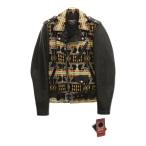 ショット 83UST NAVAJO BLANKET ONESTAR TALL ナバホ ブランケット ワンスター レザー ダブルライダースジャケット ブラック/マルチ 7456