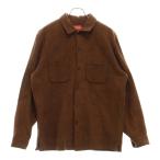 SUPREME シュプリーム 22SS Brushed Plaid Flannel Twill Shirt ブラッシュド プレイド フランネル ツイル 長袖シャツ ブラウン